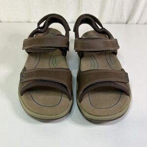 Orthofeet Malibu Womens Size 8EE Brown Leather Beach Walking Outdoor Sandals